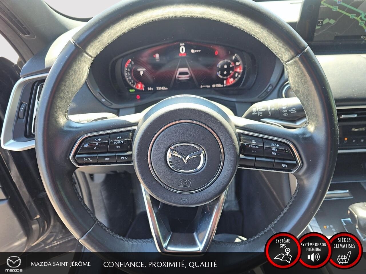 2024 Mazda CX-90 hybride rechargeable GT | TOIT OUVRANT | CUIR | AWD | Black Saint-Jérôme - photo #13