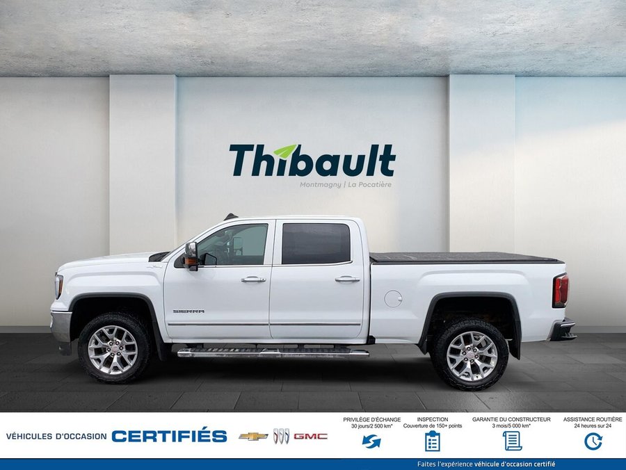 GMC SIERRA K1500 SLT SLT cabine multiplace 4RM, 153,0 po 2018 Blanc