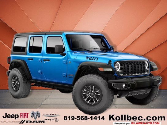 JEEP Wrangler 2026 Couche nacrée bleu hydro