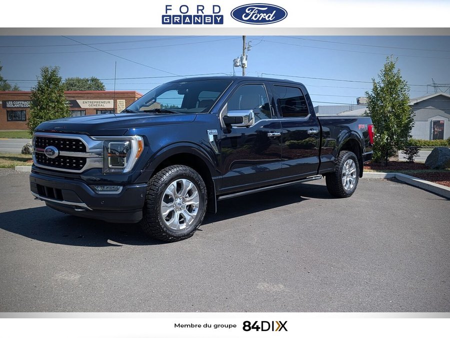 Ford F-150 Platinum SuperCrew 4RM caisse de 6,5 pi 2021 Bleu