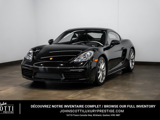 2018 Porsche 718 Cayman 2018 Black