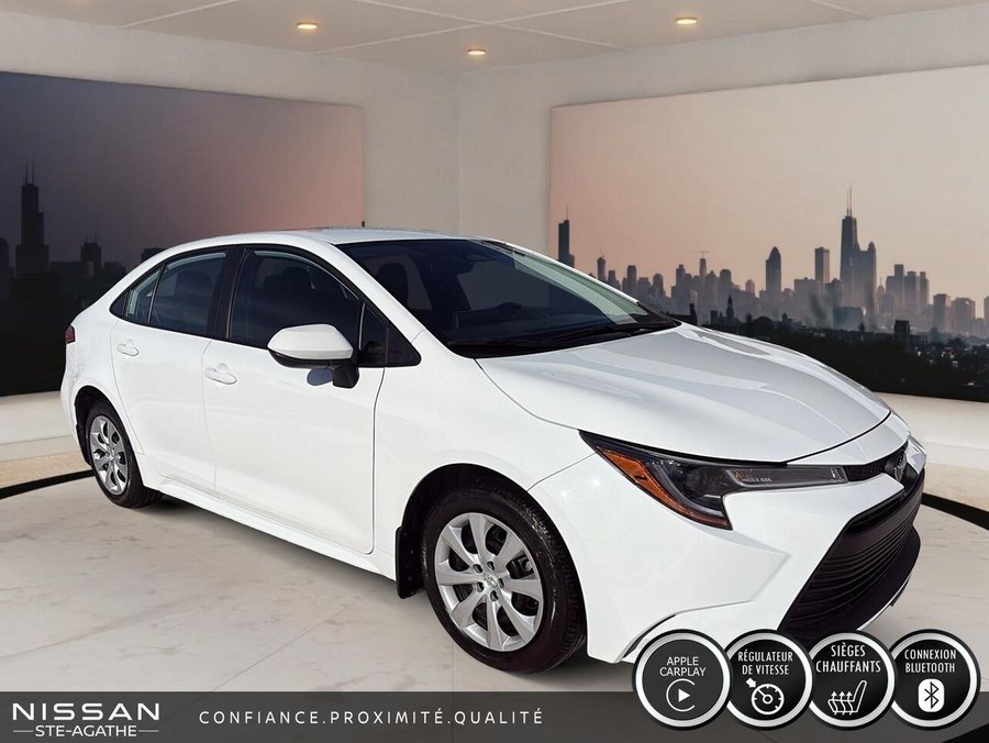 Toyota Corolla LE | ECRAN 8PO | SIEGES CHAUFF. | CVT 2024 Blanc