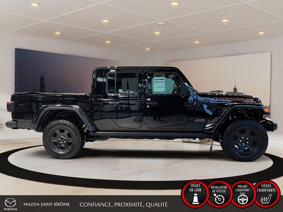 Jeep Gladiator Mojave | DEUX TOITS | CUIR | GROS PNEUS | 2021 Noir
