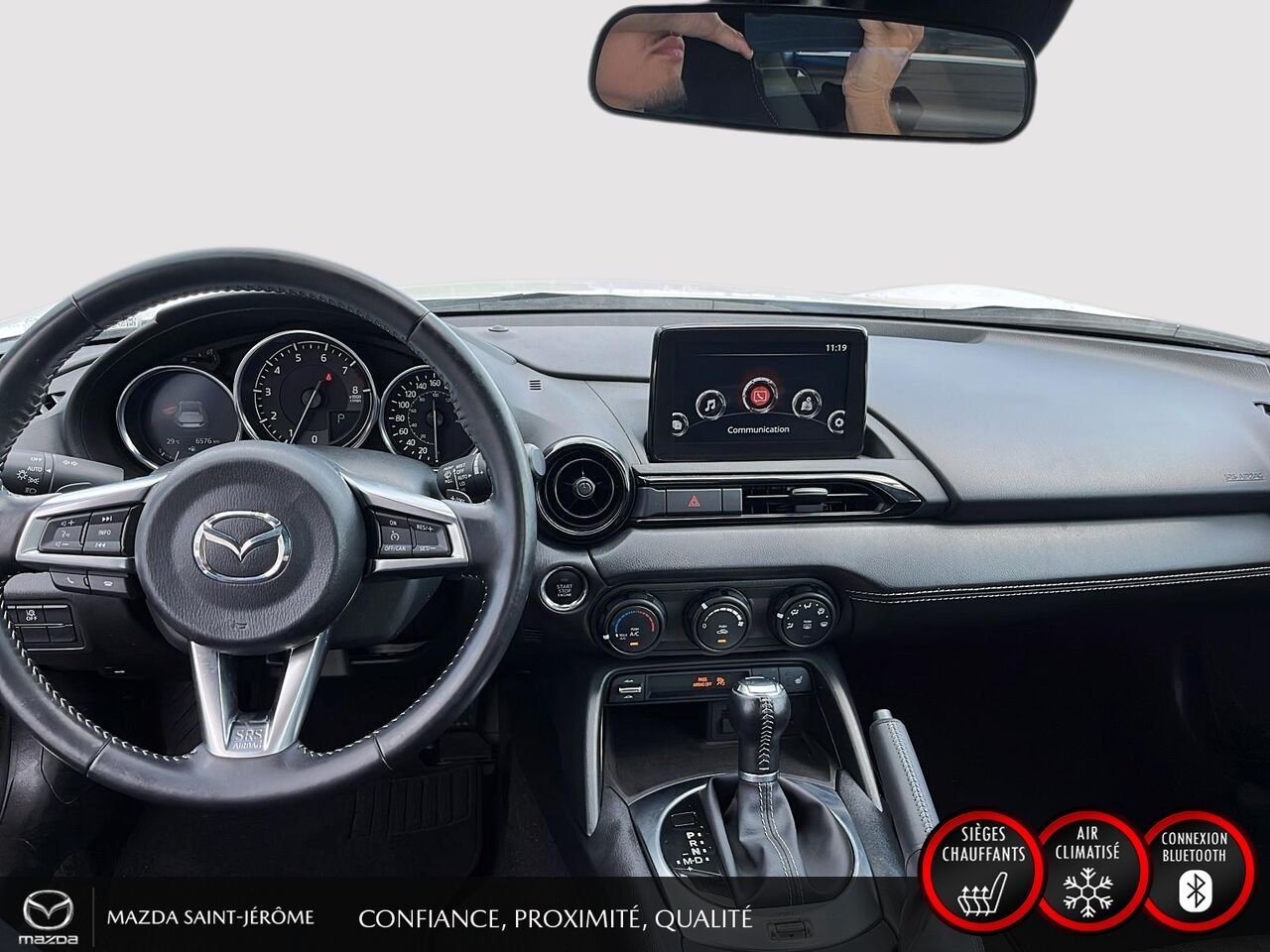 Mazda MX-5 RF 2023 Blanc Saint-Jérôme - photo #21