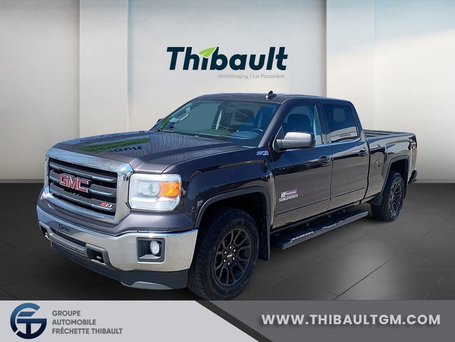 GMC SIERRA K15 4 RM, Cabine multiplaces 143,5 po, SLE 2015 GRIS-BRUN