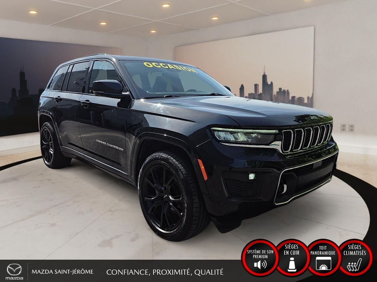 Jeep Grand Cherokee 2023 Noir Saint-Jérôme - photo #3