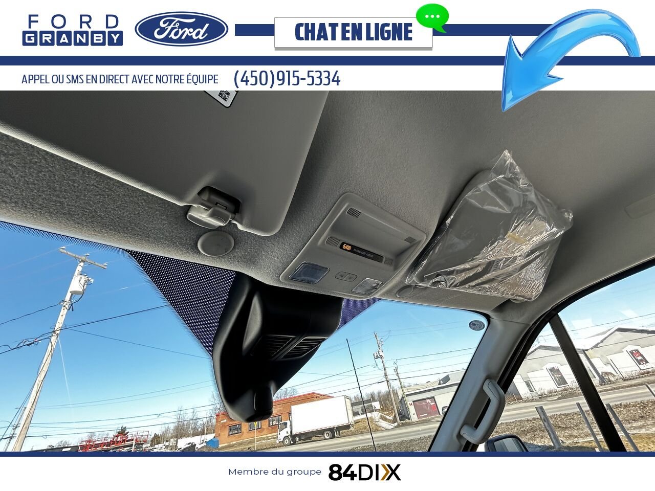 Ford TRANSIT FOURGON TRONQUÉ 2024 Blanc Granby - photo #12