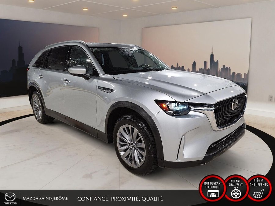2024 Mazda CX-90 hybride rechargeable GS-L | PHEV | HYBRIDE RECHARGABLE | 7 PASS CUIR Grey