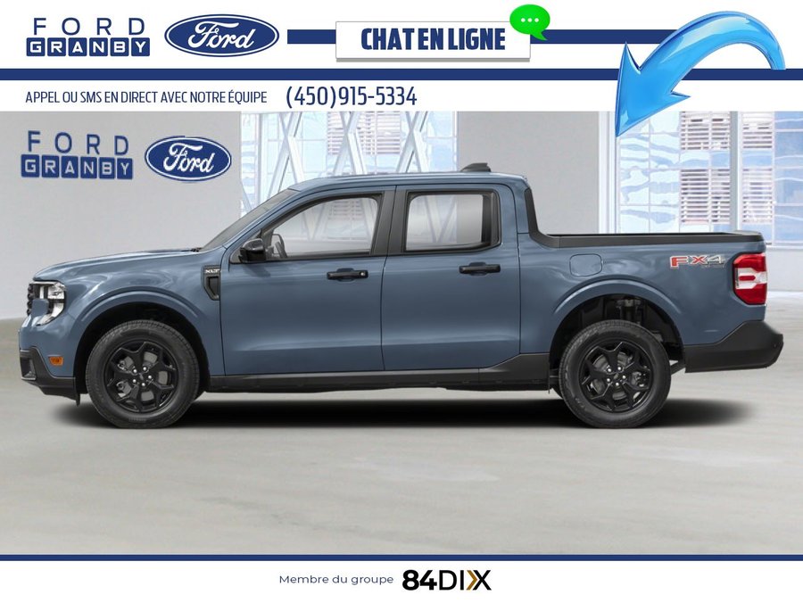 Ford Maverick XLT TI SuperCrew 2026 Gris azur métallisé trois couches