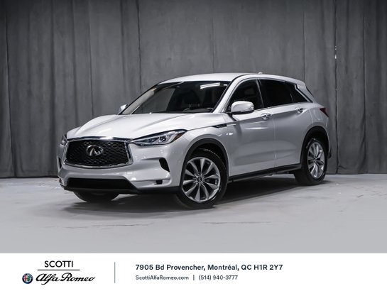 2020 Infiniti QX50 APPLE CAR PLAY VOLANT CHAUFFANT Silver