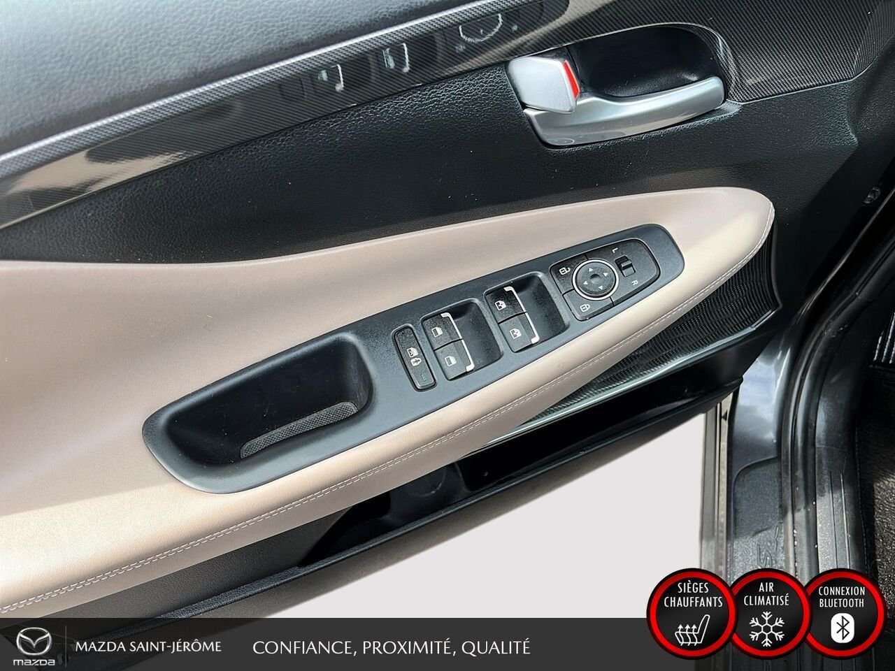 Hyundai Santa Fe Preferred TI avec ensemble Trend | TOIT PANO | CUIR | AWD | 2023 Gris Saint-Jérôme - photo #12