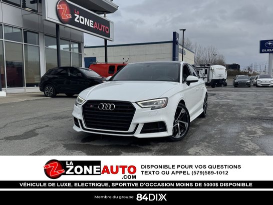 Audi S3 2019 2019 Blanc