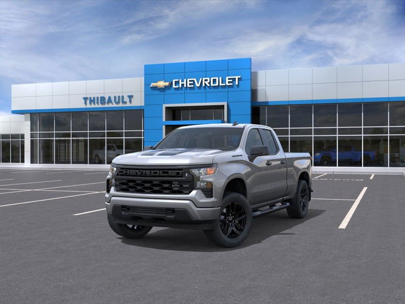 CHEVROLET SILVERADO 1500 Custom cabine double 4RM 147 po 2026 Gris Sherbrooke - photo #7