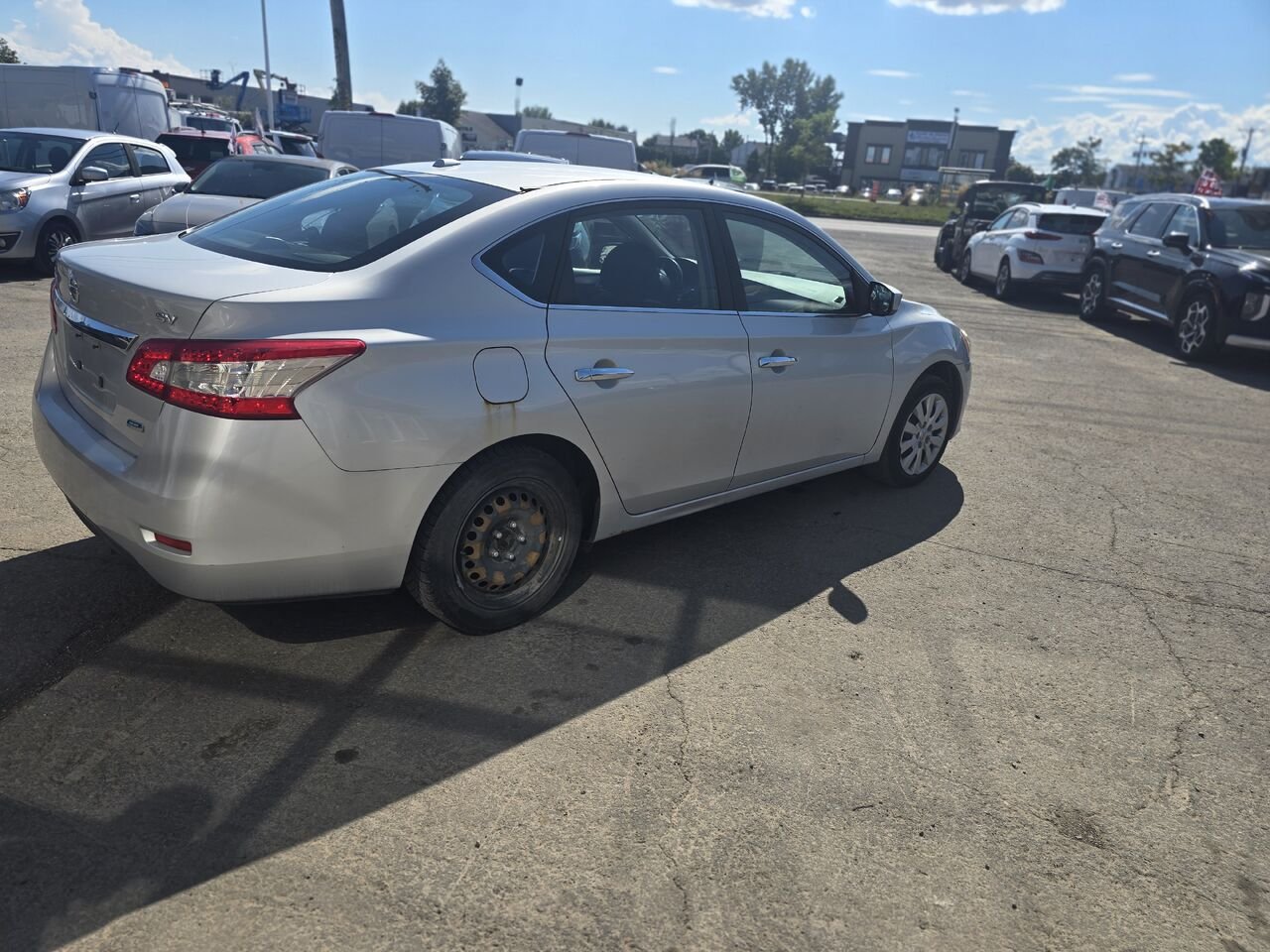 2013 Nissan Sentra Grey  - photo #4