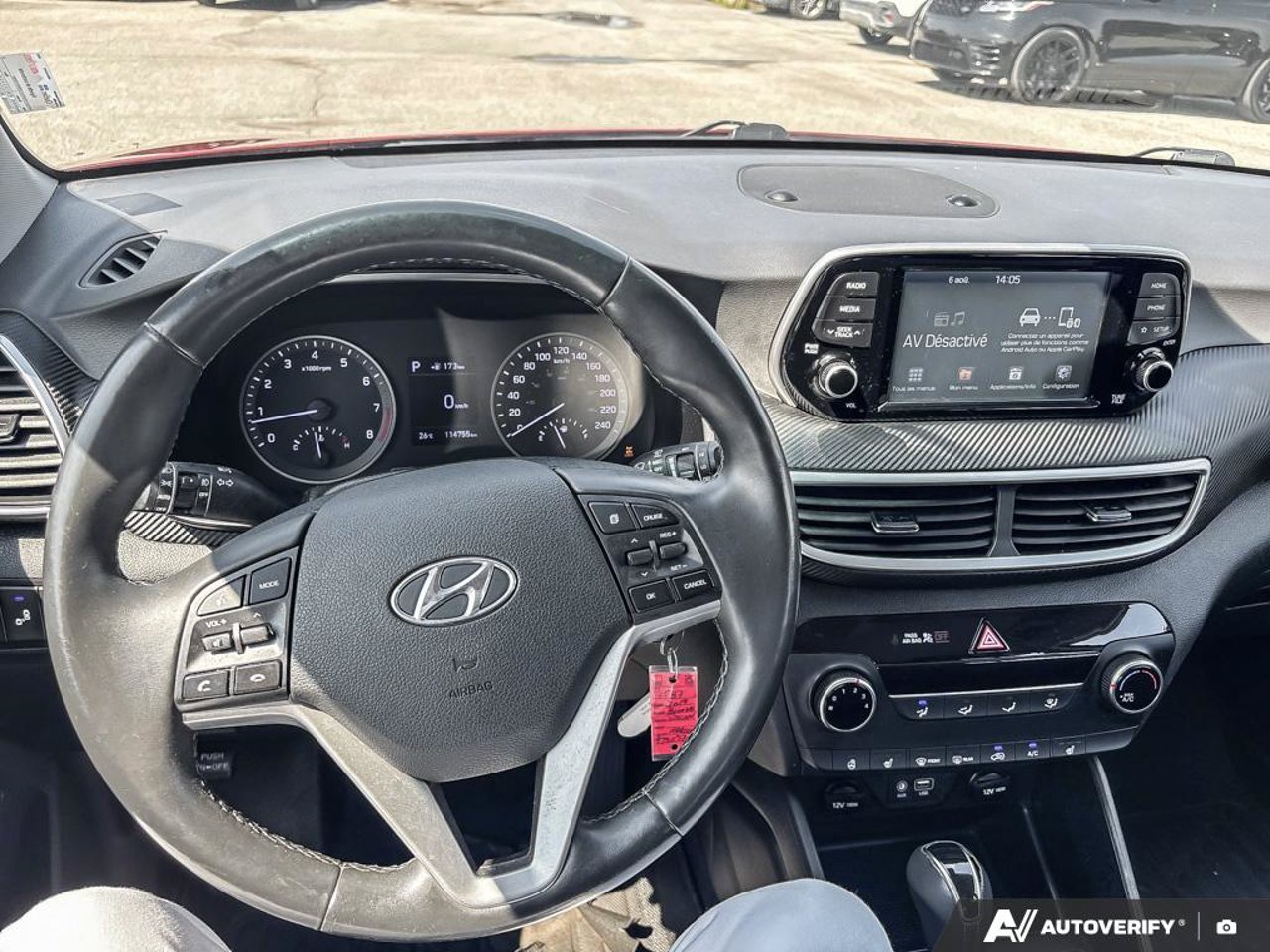 2019 Hyundai Tucson KM8J3CA48KU973097 Red Mirabel - photo #15