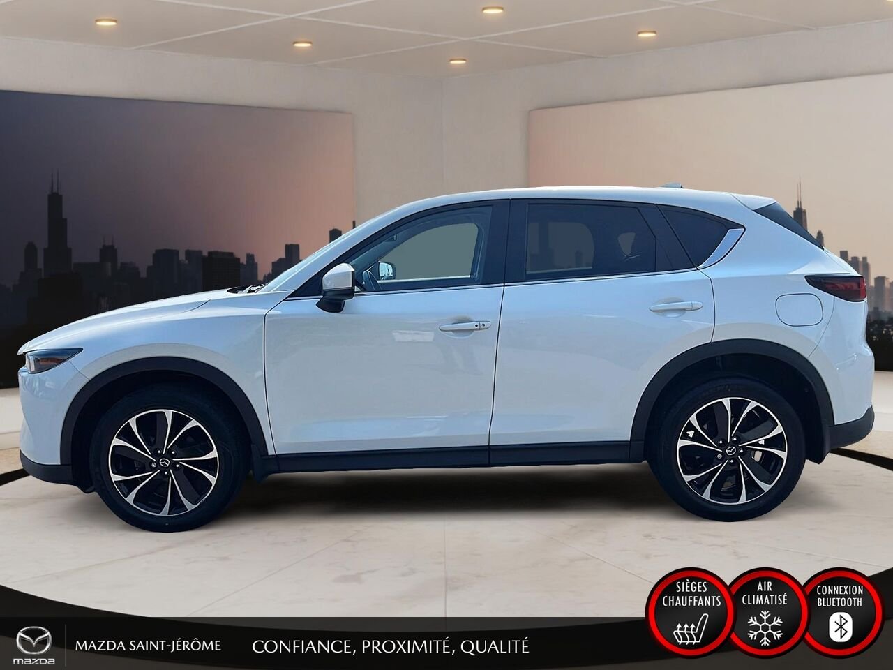 2023 Mazda CX-5 White Ste-Agathe des Monts - photo #10