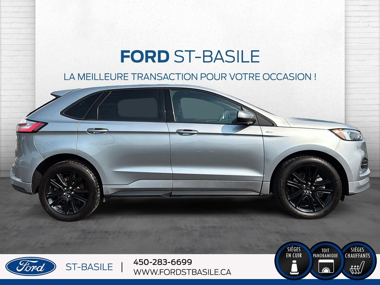 Ford Edge 2022 Argent Saint-Basile-le-Grand - photo #8