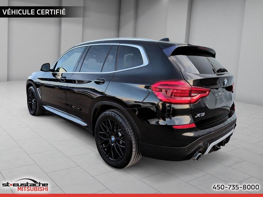 BMW X3 X3 xDrive30i EXECUTIVE PACKAGE-CUIR-TOIT PANO-SIÈGES CHAUFFANTS 2019 Noir