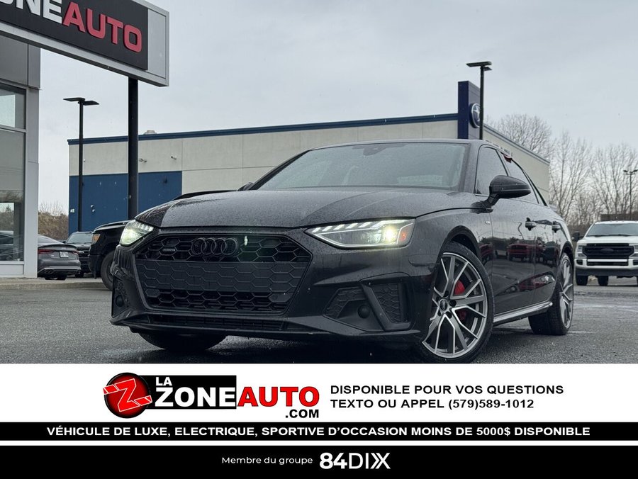 2022 Audi A4 Progressiv 2022 Black
