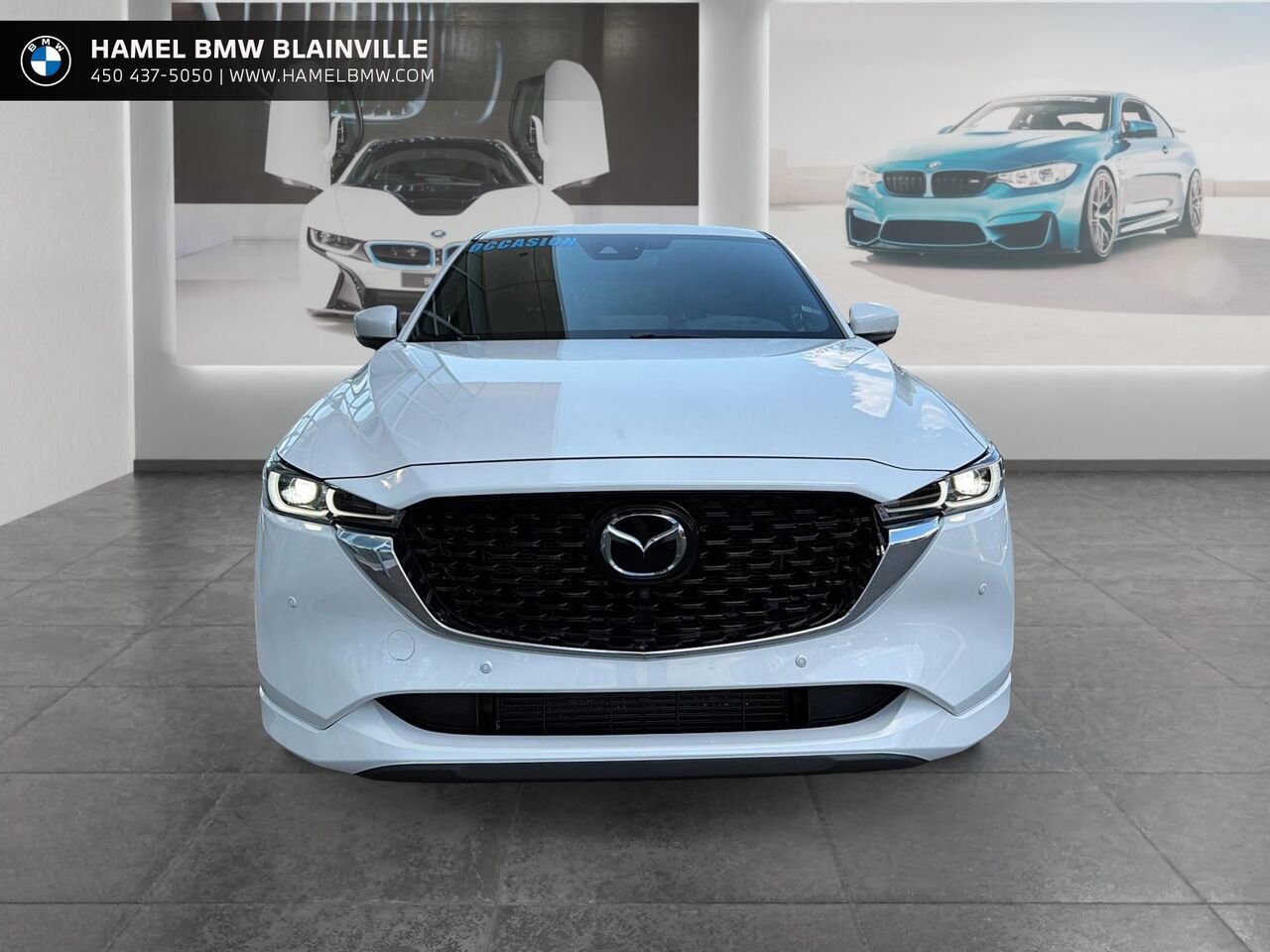 2023 Mazda CX-5 Signature TI White Blainville - photo #1