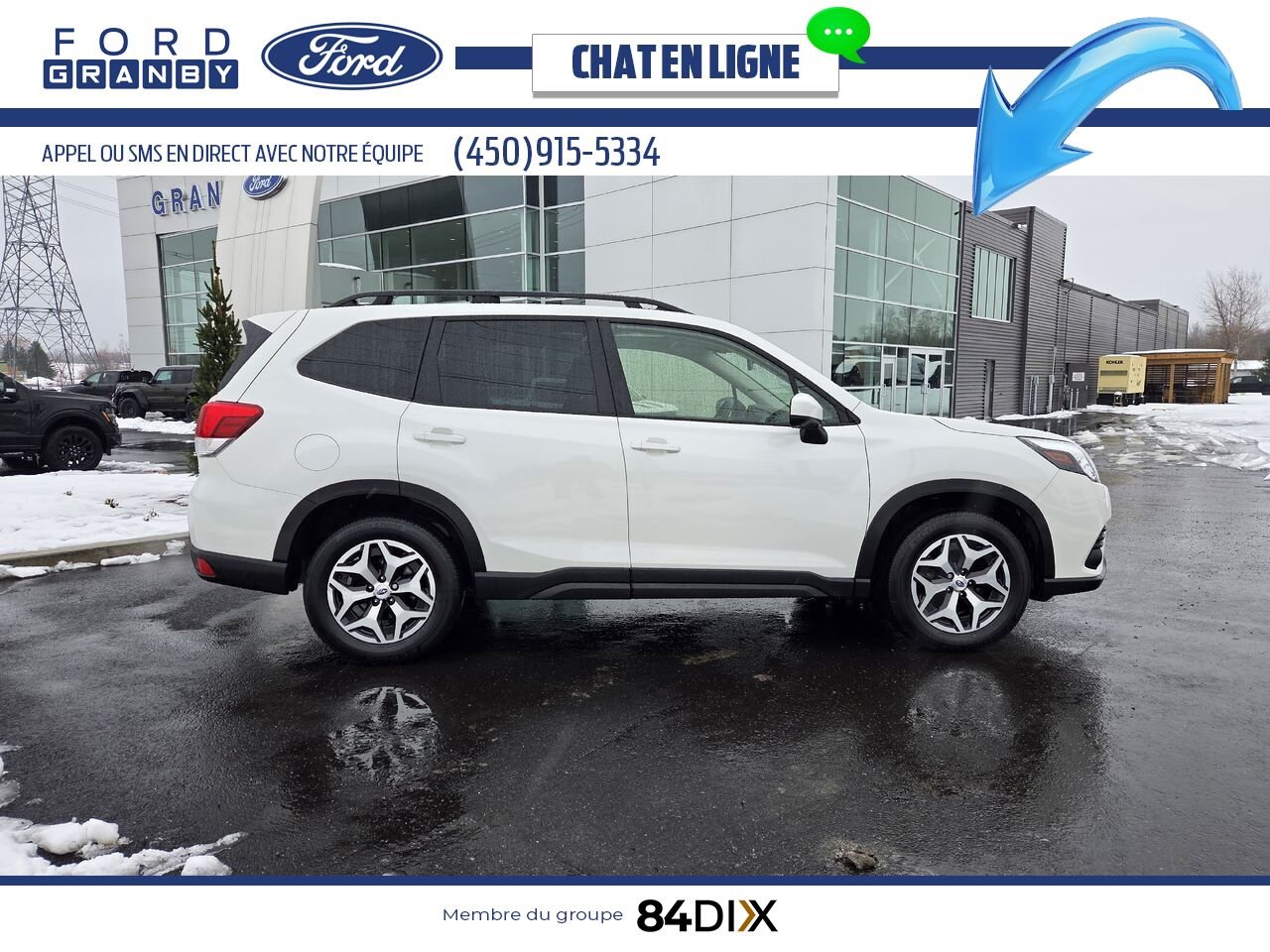 2023 Subaru Forester White Granby - photo #7
