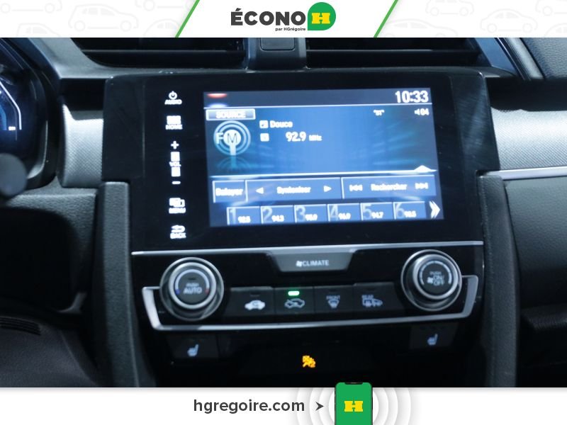 Honda Civic 822001 | LX AUTO GR ÉLEC A/C BLUETOOTH CAMÉRA 2017 Noir Laval - photo #15