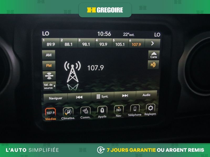 Jeep Wrangler 821038 | Unlimited Sport 80th Anniversary 4WD AUTO A/C MAGS 2021 Gris Laval - photo #11