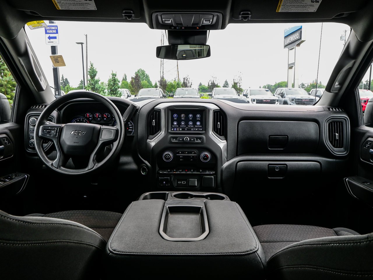 2025 Chevrolet Silverado 1500 4WD Crew Cab 147 Custom Trail Boss Black Sherwood Park - photo #28