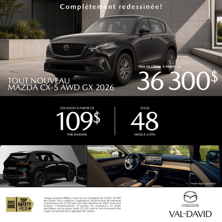 Mazda val david promo juillet CX 5 2026 1024x1024