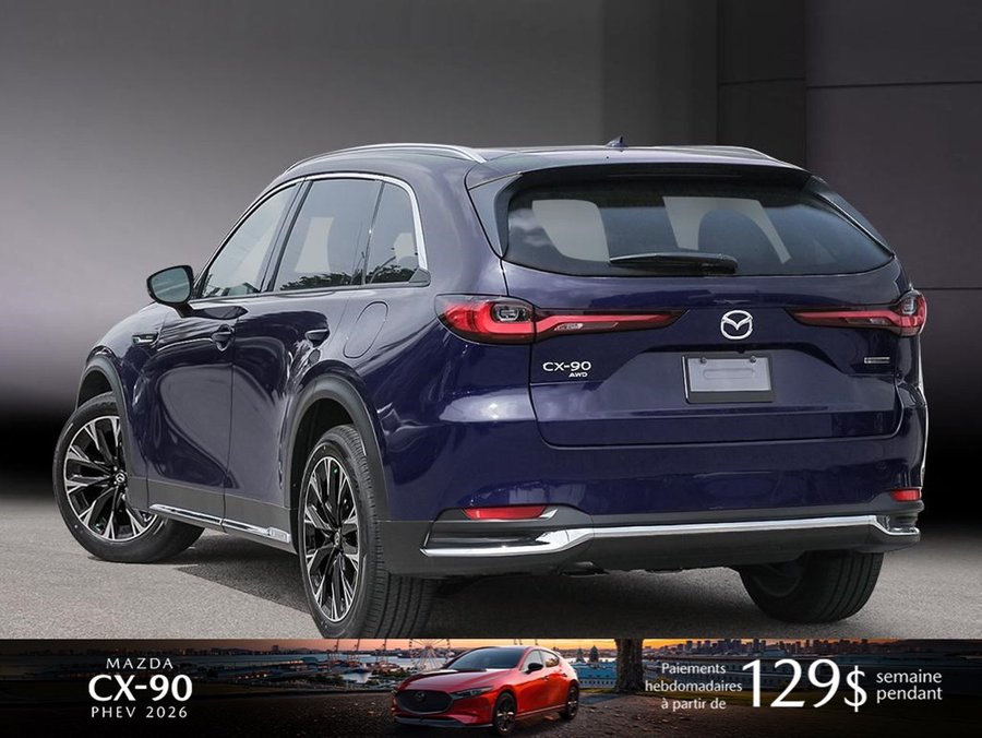 Mazda CX-90 hybride rechargeable 2026 2026 Bleu cristal foncé mica