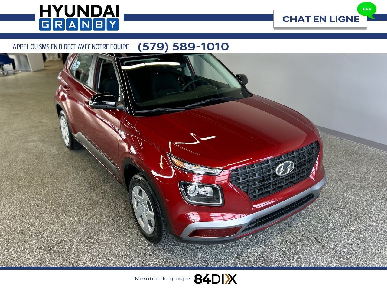 Hyundai Venue 2023 Rouge Granby - photo #1