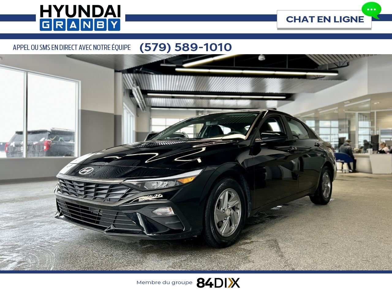 Hyundai Elantra 2024 Noir Granby - photo #3
