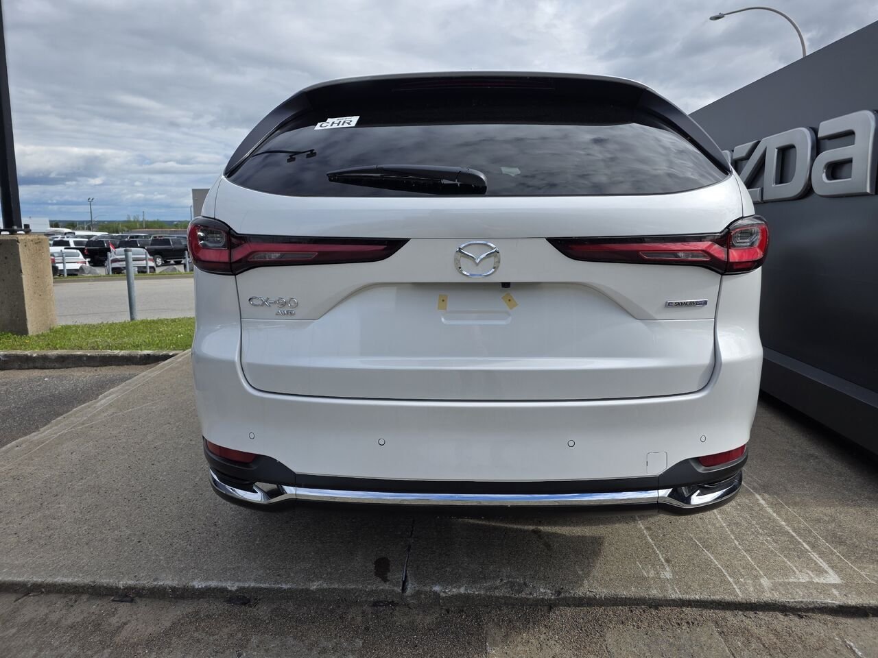 Mazda CX-90 hybride rechargeable 2026 Blanc rhodium métallisé Donnacona - photo #4