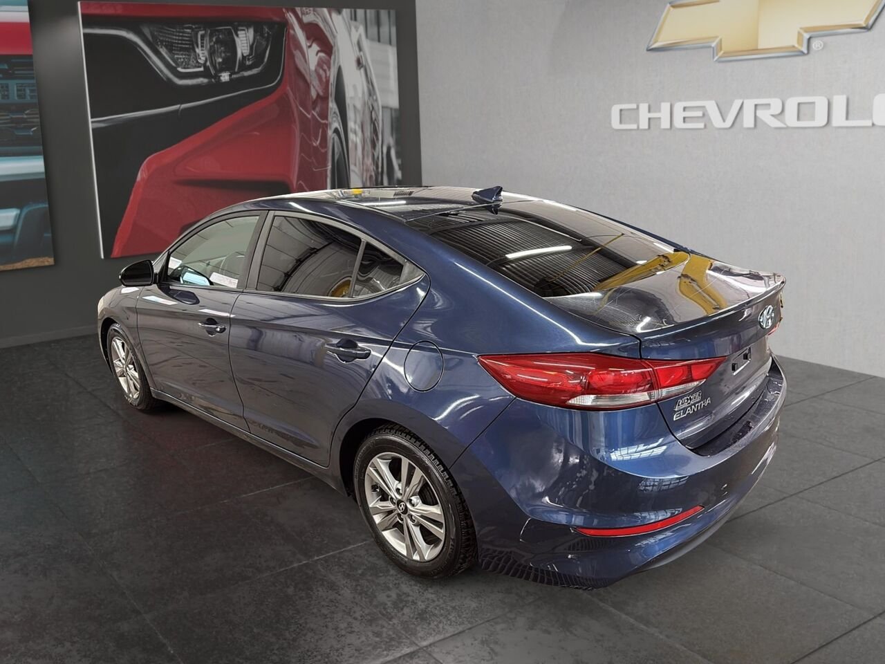Hyundai Elantra GL 2017 Bleu Saint-Hyacinthe - photo #3