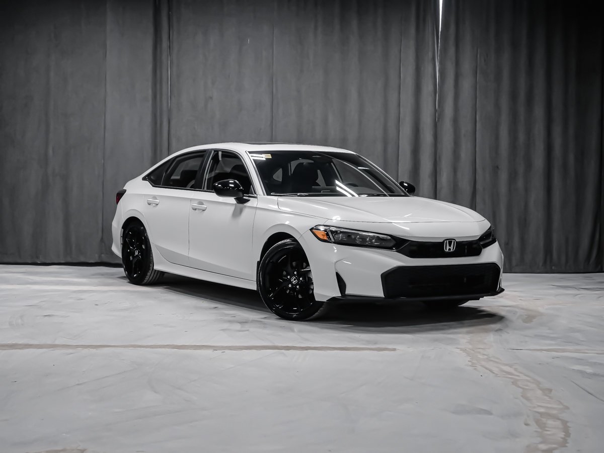 2026 Honda Civic Sedan SPORT TOIT OUVRANT APPLE CAR PLAY White Montreal - photo #1