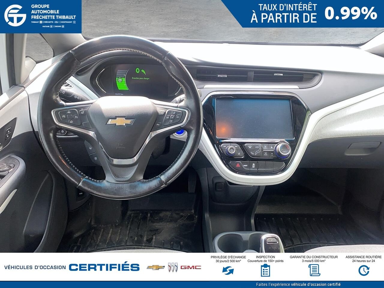 2021 CHEVROLET BOLT EV LT Familiale 5 portes LT White Montmagny - photo #7