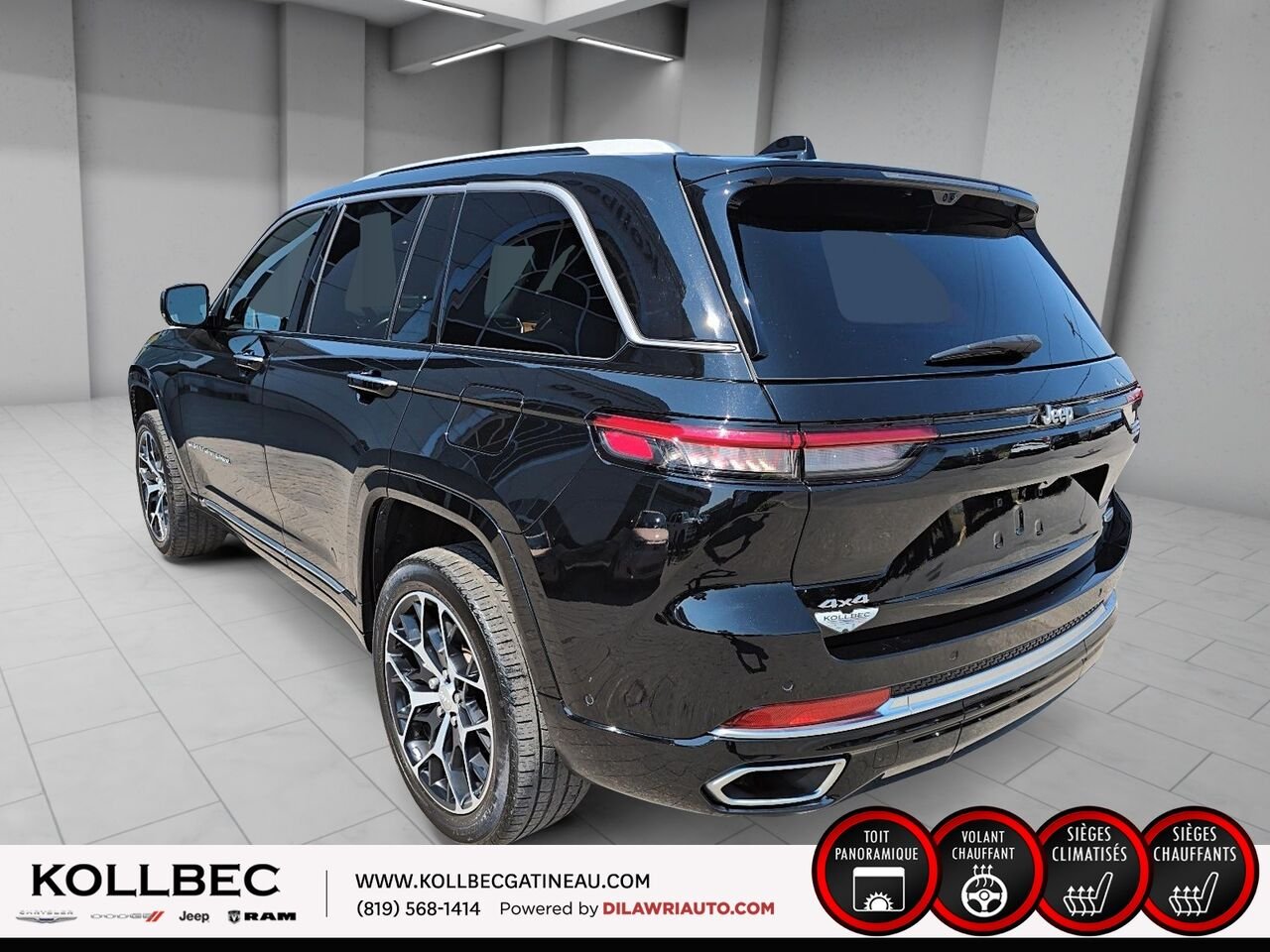 2023 JEEP GRAND CHEROKEE 26961 | Summit Reserve 4x4 Black Gatineau - photo #17