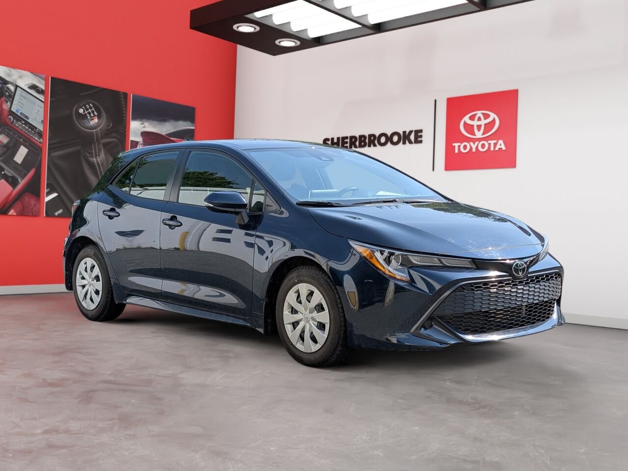 Toyota Corolla à hayon BASE CAMÉRA DE RECUL/BLUETOOTH/AC/VITRES ÉLECTRIQUES 2022 Bleu Sherbrooke - photo #4