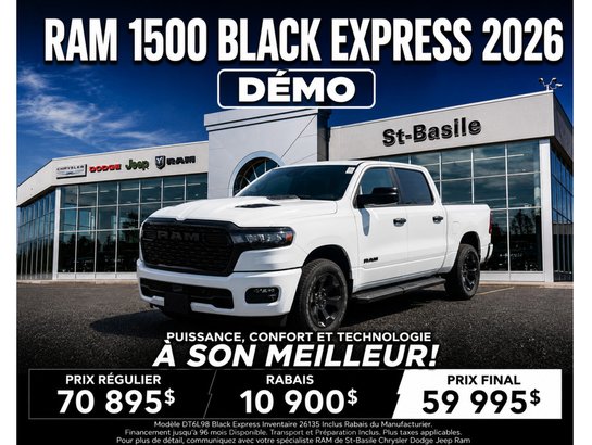 Ram 1500 2026 2026 Blanc