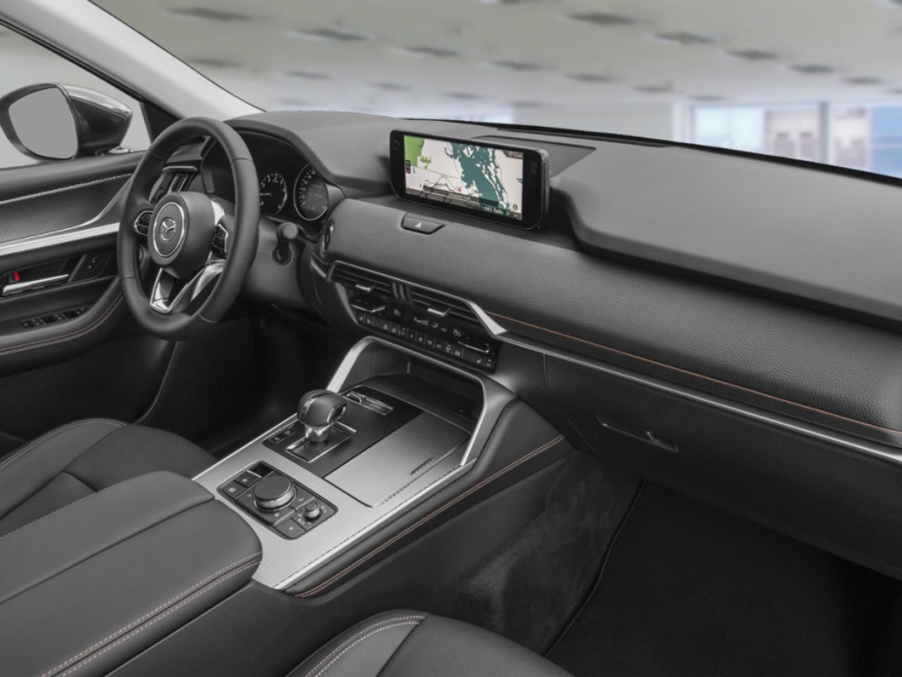 MAZDA CX-90 hybride léger GT TI 2026 Gris mécanique métallisé Châteauguay - photo #12