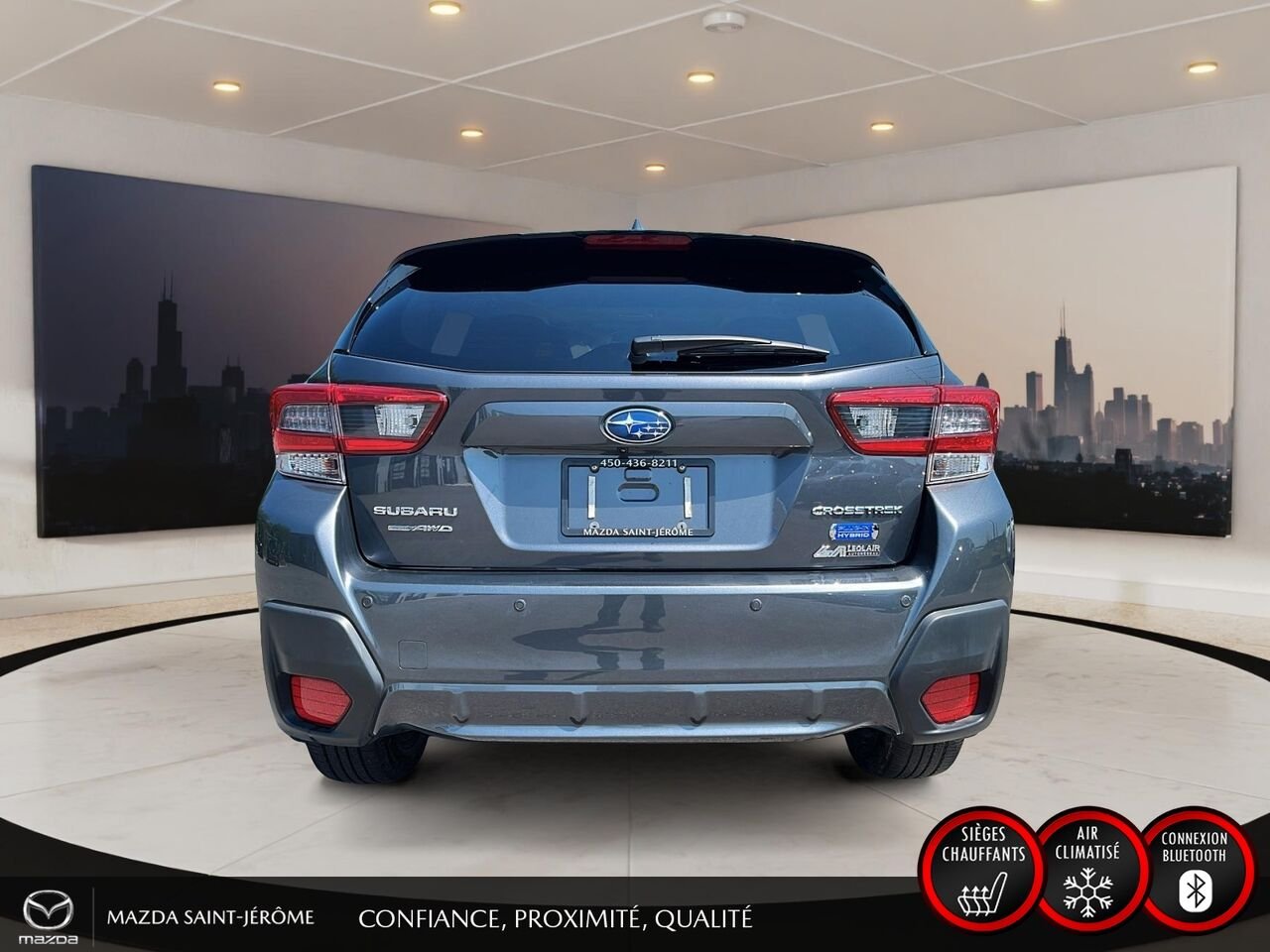 Subaru Crosstrek hybride rechargeable 2023 Gris Saint-Jérôme - photo #6