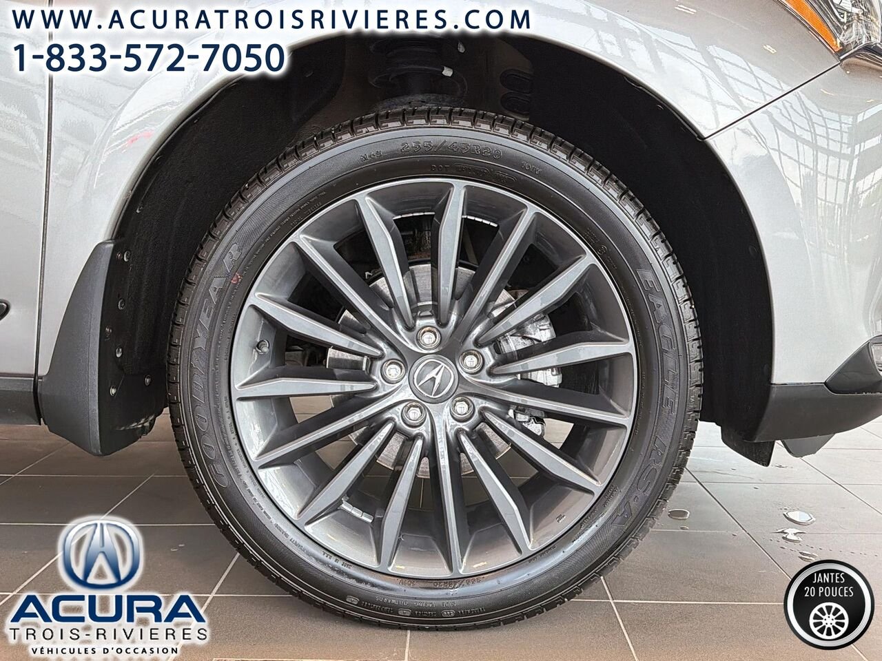 2023 Acura RDX PLATINUM, CAMÉRA 360, TOUT ÉQUIPÉ Grey Trois-Rivières - photo #3