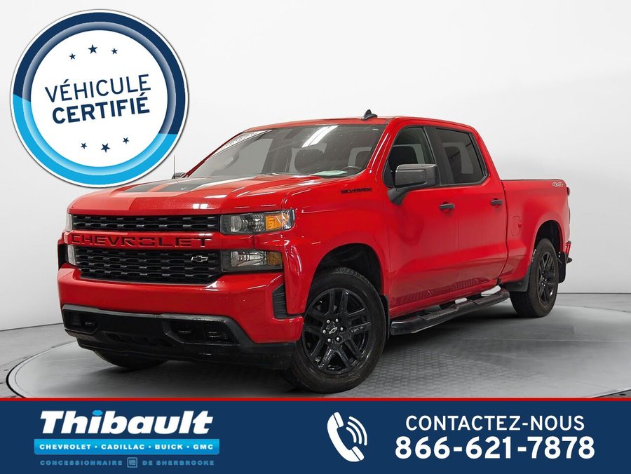 CHEVROLET Silverado 1500 4WD Crew Cab Rally Edition Moteur 2.7L 2022 Rouge