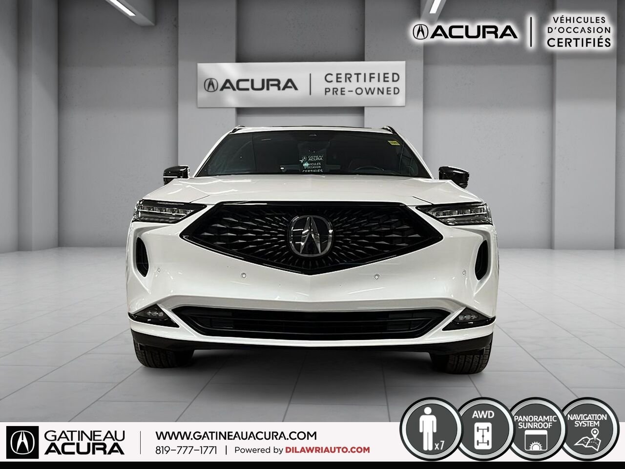Acura MDX A-Spec SH-AWD 2024 Blanc Ottawa & Gatineau - photo #11