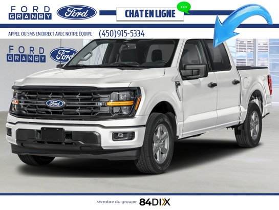 Ford F-150 XLT cabine SuperCrew 4RM caisse de 5,5 pi 2026 Blanc Oxford