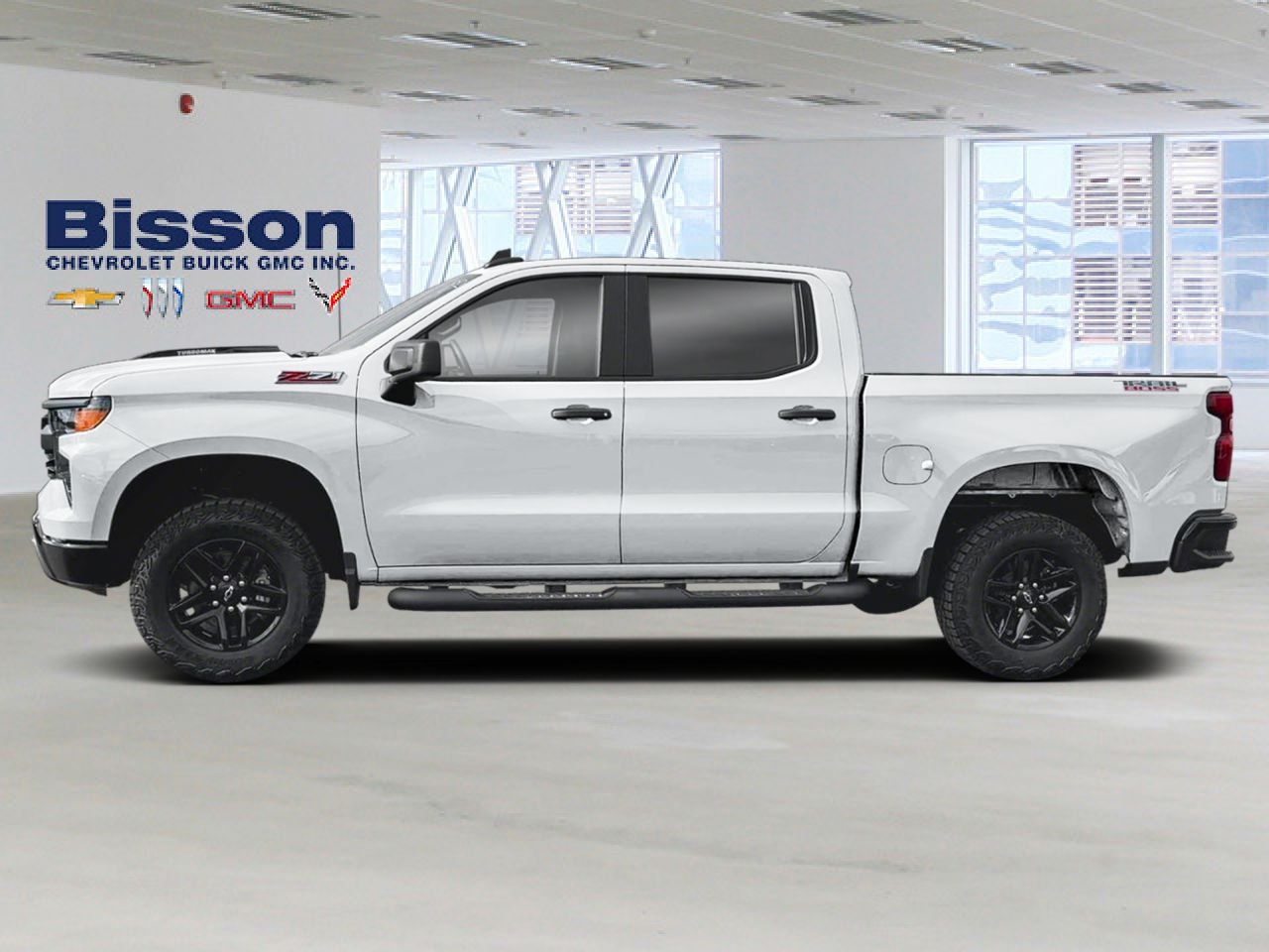 Chevrolet Silverado 1500 Custom Trail Boss cabine multiplace 4RM 157 po 2026 Blanc sommet Thetford Mines - photo #1