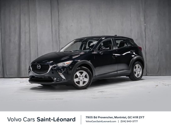 2016 Mazda CX-3 GS SIÈGES CHAUFFANT CAMERA DE RECUL TOIT OUVRANT Black