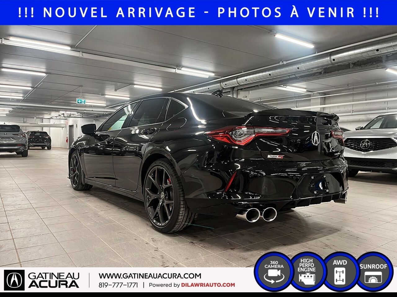 Acura TLX Type S SH-AWD 2025 Noir Gatineau - photo #7