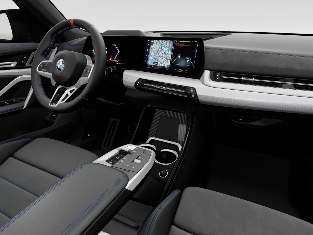 2026 BMW X1 M35i Frozen Portimao Blue Metallic Blainville - photo #13