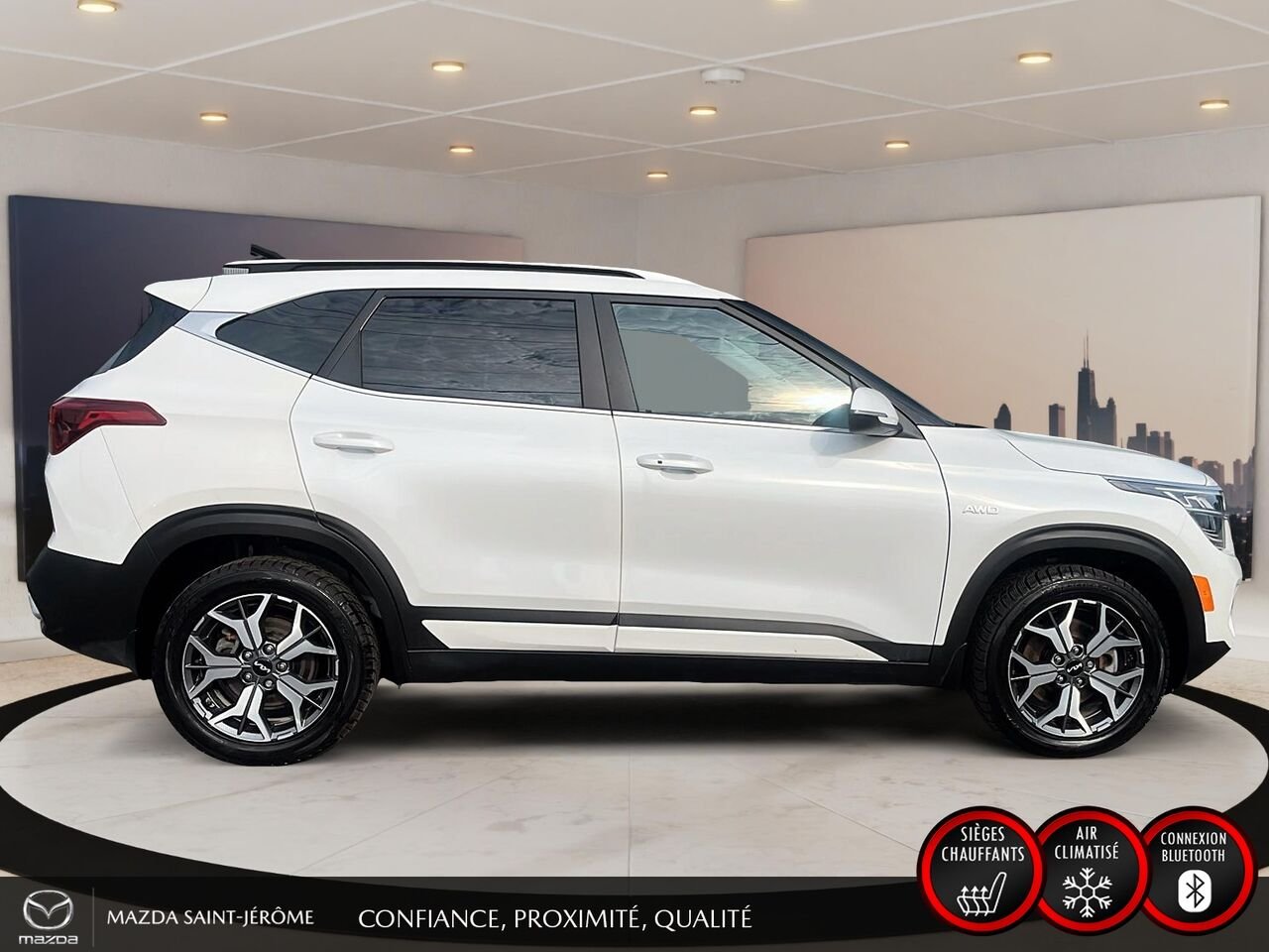 Kia Seltos 2023 Blanc Saint-Jérôme - photo #4